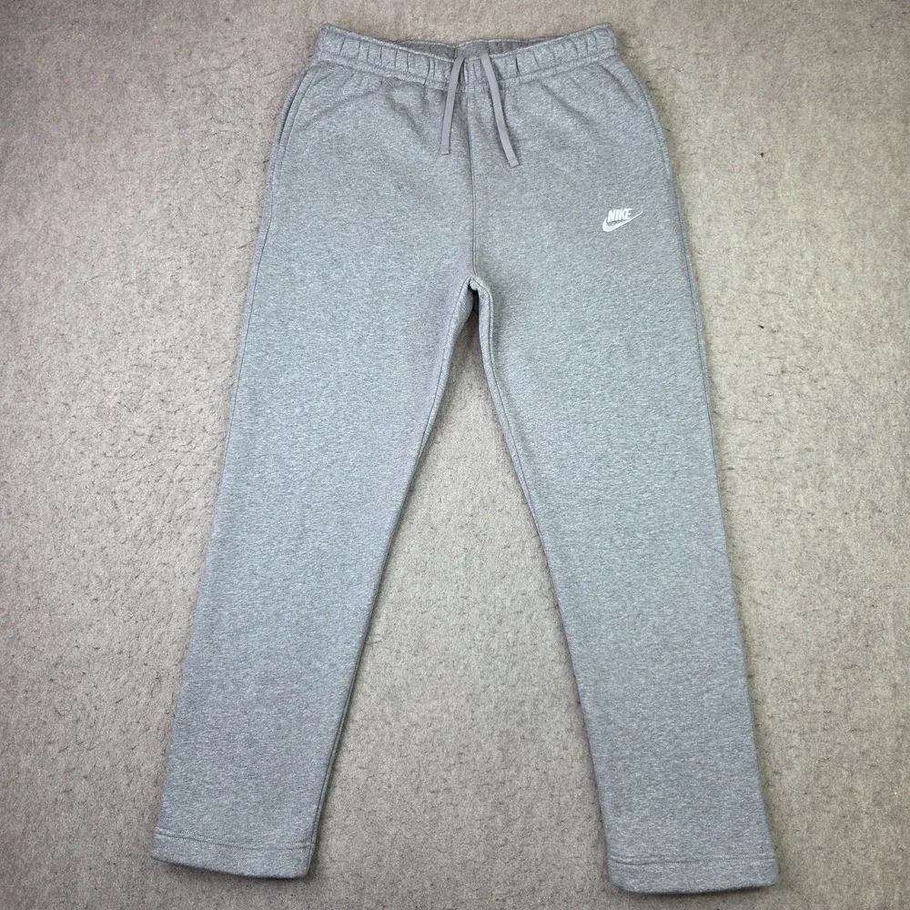 Nike Mens Sportswear Club Fleece Joggers Gray BV2707-063 Size Large
